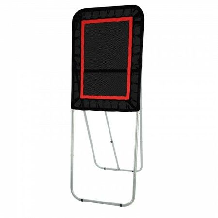 Folding Lacrosse Rebounder for Backyard 3x4 Ft Volleyball Bounce Back Net Pitchback Throwback Baseball Softball Return Training Screen Adjustable Angle