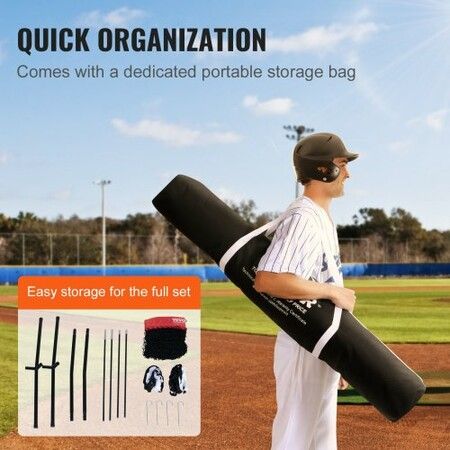 7x7 ft Baseball Softball Practice Net Portable Baseball Training Net for Hitting Batting Catching Pitching Backstop Baseball Equipment