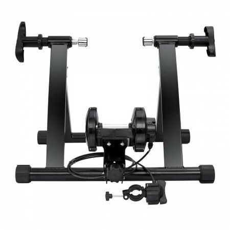 Bike Trainer Stand Magnetic Stationary Bike Stand for 26"-29" Wheels 8 Resistance Settings Low Noise Motor Protable for Indoor Riding Exercise