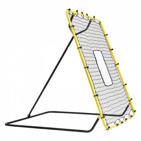 Baseball And Softball Rebounder Net 4x4.5 Ft PitchBack Adjustable Angles