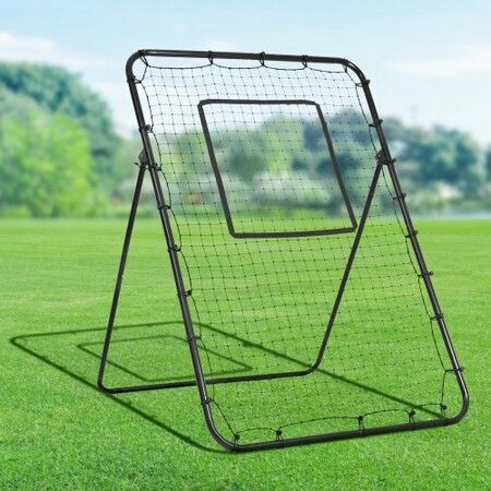 Baseball And Softball Rebounder Net 4x6 Ft PitchBack Adjustable Angles