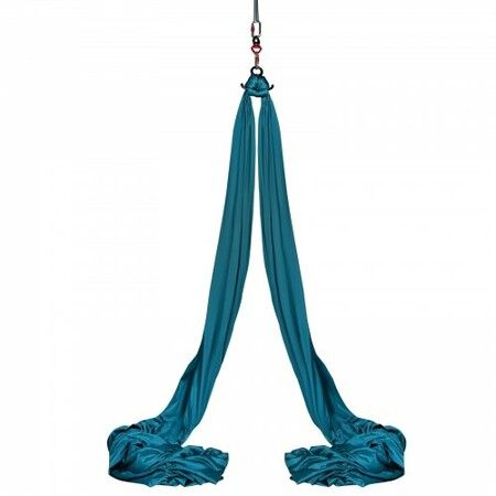 Aerial Silk & Yoga Swing 8 m Length Aerial Yoga Hammock Kit with 100gsm Nylon Fabric Full Rigging Hardware & Easy Set-up Guide Antigravity Flying