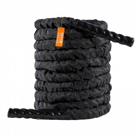 Battle Rope 1.5" 40Ft Gym Workout Strength Training Exercise Fitness Rope