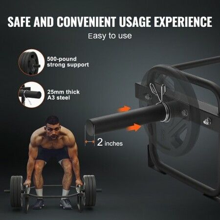 Hex Trap Bar Shrug Deadlift Squat Shrug Bar Weight Lifting Barbell