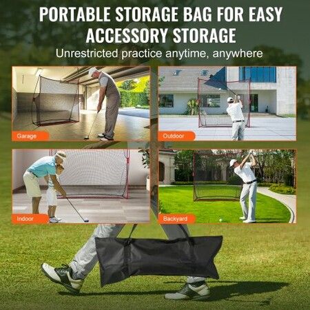 7.8x7ft Golf Practice Hitting Net Indoor Personal Driving Range Training