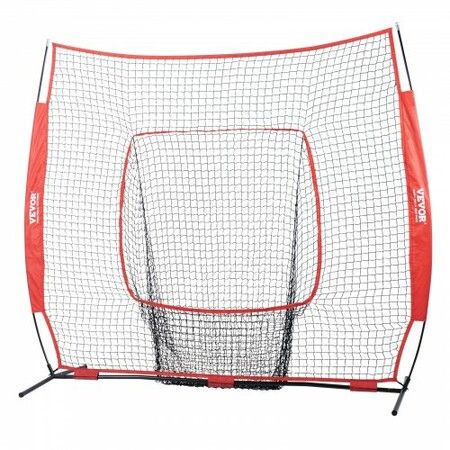 7x7 Baseball Softball Practice Net Portable Baseball Training Net for Hitting Batting Catching Pitching Backstop Baseball Equipment with Carry Bag