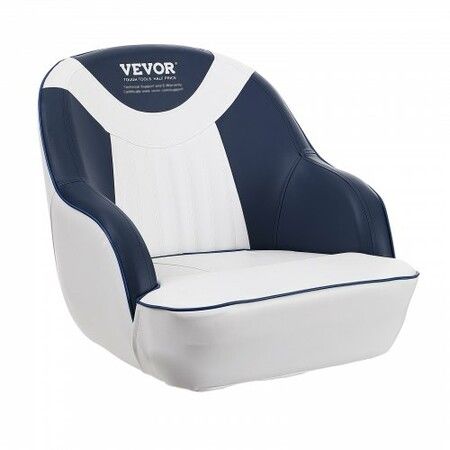 Captain Bucket Seat Pontoon Boat Seat with Thickened Sponge Padding Boat Captain Chair for Fishing Boat Sightseeing Boat Speedboat Canoe 1-Piece