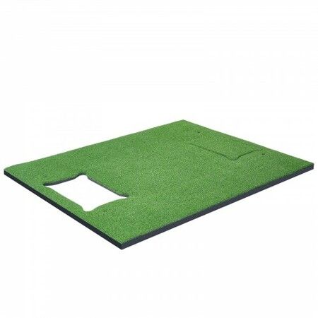 PRO 5x4ft Golf Hitting Mat Turf Golf Training Aid Indoor Outdoor Practice