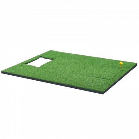 PRO 5x4ft Golf Hitting Mat Turf Golf Training Aid Indoor Outdoor Practice