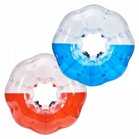 Inflatable Bumper Balls 2-Pack 5FT/1.5M Body Sumo Zorb Balls for Teen &  0.8mm Thick PVC Human Hamster Bubble Balls Gaming Play Bumper Bopper Toys