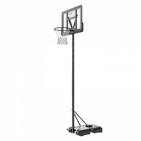 Basketball Hoop 4-10 ft Adjustable Height Portable Backboard System 44 inch Basketball Hoop & Goal Basketball Set with Wheels Stand and Fillable Base