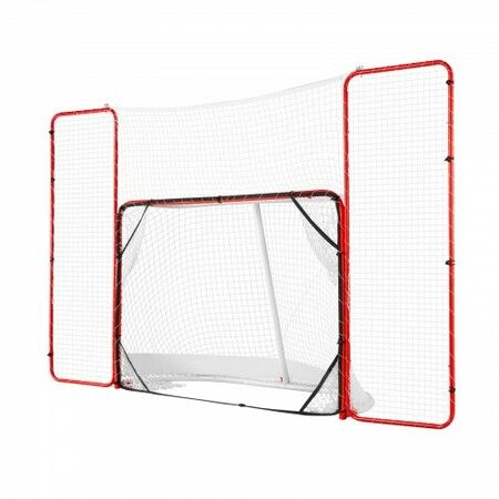 Hockey Goal with Backstop and Targets Street Outdoor Steel Hockey Net 72"