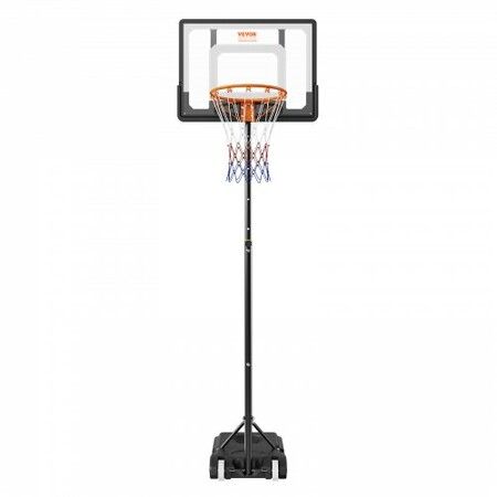 Basketball Hoop 5-7 ft Adjustable Height Portable Backboard System 32 inch Basketball Hoop & Goal Basketball Set with Wheels Stand and Fillable Base