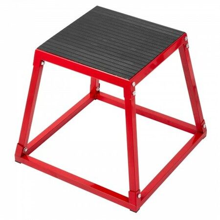 Plyometric Platform Box 12 Inch 18 Inch 24 Inch Plyometric Boxes red plyometric box set for Training (Set of 12/18/24 Inch)