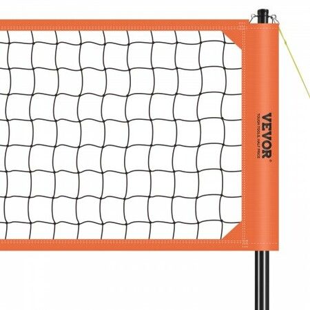 Outdoor Portable Volleyball Net System Adjustable Height Aluminum Poles Professional Volleyball Set with PVC Volleyball Pump Carrying Bag Heavy Duty