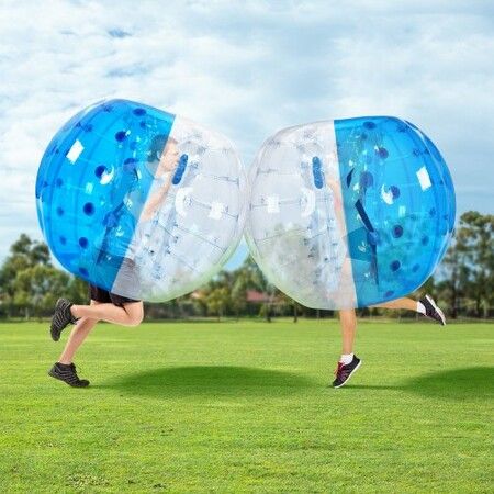 Inflatable Bumper Ball 1-Pack 5FT/1.5M Body Sumo Zorb Balls for Teen &  0.8mm Thick PVC Human Hamster Bubble Balls Play Bumper Bopper Toys