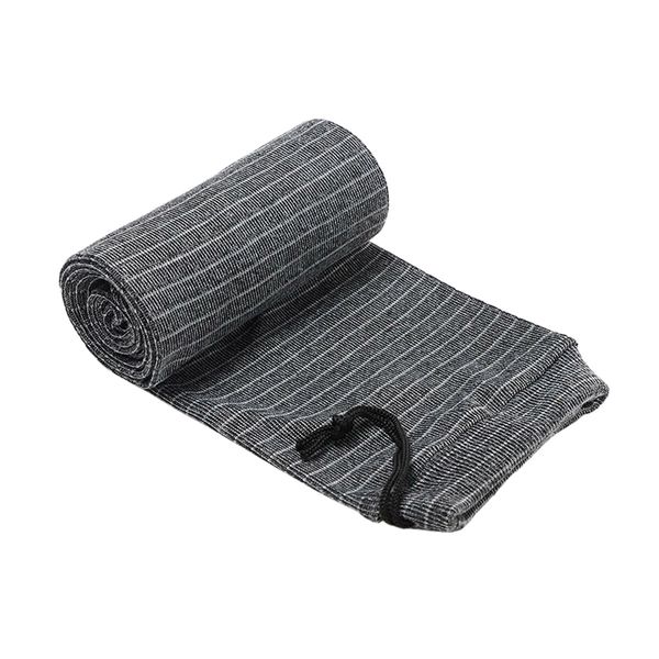 3pcs Gun Socks Shotgun Rifle Cases 132x15cm Airsoft Sleeves Pistol Handgun Storage Protector Silicone Treated Knit Fabric with Drawing Closure Grey