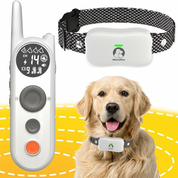 Wireless Dog Fence Dog Training Collar 3Mode  Fence Dogs Covers  6100 Ft Dog Training Collar Waterproof Wireless Pet Fence 3 Training Modes  2 Recievers