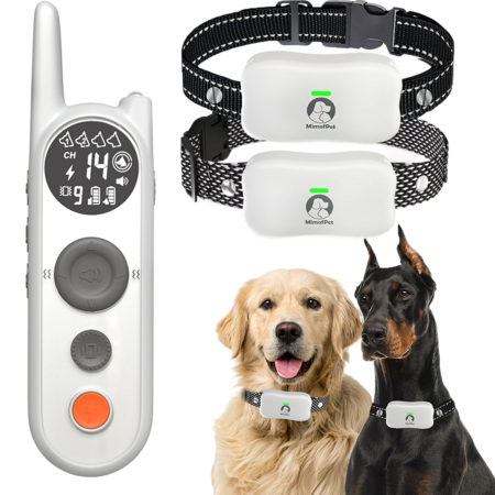 Wireless Dog Fence Dog Training Collar 3Mode  Fence Dogs Covers  6100 Ft Dog Training Collar Waterproof Wireless Pet Fence 3 Training Modes  2 Recievers