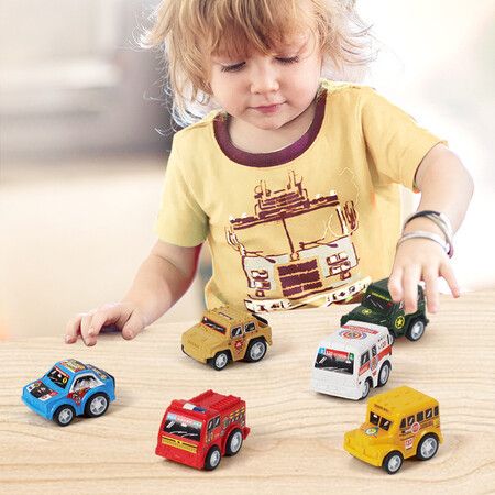 Advent Calendar for Kids Boys, 24 Days Christmas Countdown Calendar with Cute Pull Back Cars Vehicles, Holiday Gift for Kids Age 3 Up