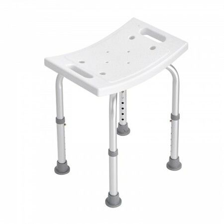 Shower Chair Adjustable Height Shower Stool with Built-in Handles Shower Seat for Inside Shower or Tub Non-Slip Bench Bathtub Stool Seat 158.8 kg Capacity