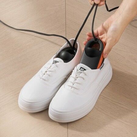 Portable Shoe Dryer Boot Dryer with Quick & Even Drying Black & Orange