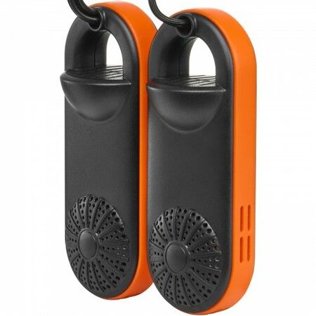 Portable Shoe Dryer Boot Dryer with Quick & Even Drying Black & Orange