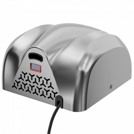 Heavy Duty Commercial Hand Dryer 1800W Automatic High Speed Stainless Steel Warm Wind Hand Blower 220V-240V Plug In/Hardwired Two Power Options Compliant