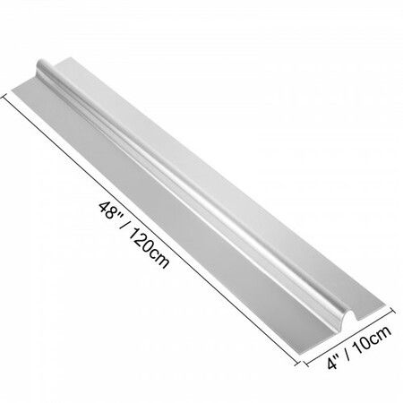 Radiant Floor Heat Transfer Plates 4' 50 pcs Omega Aluminum for 1/2" PEX