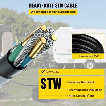 Welding Extension Cord 50ft MIG TIG Plasma Welding Cord 30A Extension Cord for Portable Welders(30A 10AWG)