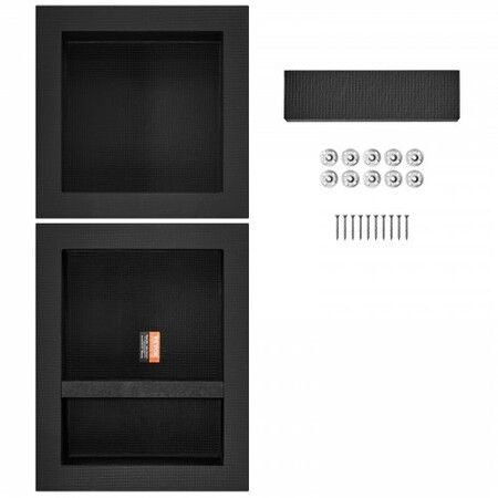 Shower Niche 41x41 &50.8cm Triple Shelf Wall-inserted for Shower Bathroom