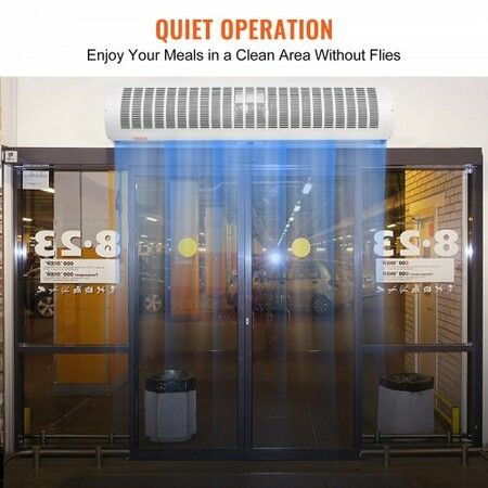 1.1m Commercial Indoor Air Curtain Super Power 2 Speeds 2292m3/h UL Certified Wall Mounted Air Curtains for Doors Indoor Over Door Fan with Heavy Duty Limit Switch Easy-Install Unheated