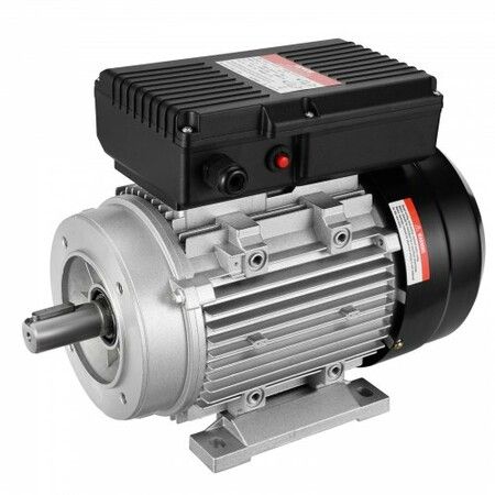 1.1KW Electric Motor 2800 rpm AC 220~240V 7.1A 90S B34 Frame Air Compressor Motor Single Phase 24mm Keyed Shaft CW/CCW Rotation