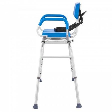 Sliding Tub Transfer Bench Shower Chair with 360 Degree Swivel Seat 330LBS