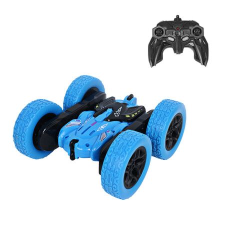 Remote Control Car, RC Cars with Strip Lights and Headlight for Boys Girls Age 3 to 12, Blue