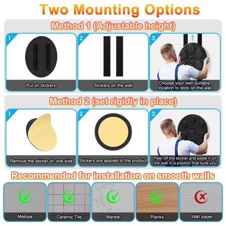 Music Boxing Machine for Kids with Gloves Age 5 Up, Music Punching Machine Toy for Child, Music Boxing Machine for Kids, Wall Mounted Boxing Pad