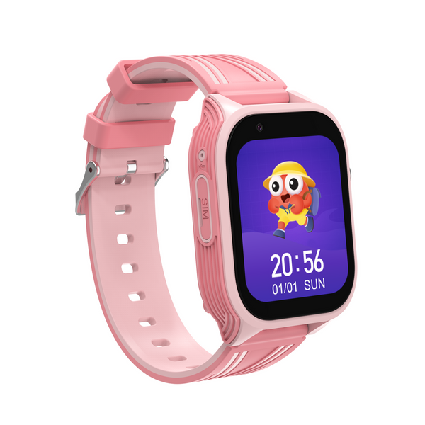 4G Smart Watch Kids Phone Watch Calling SOS Texting WIFI Music Games   Camera Alarm Video Calculator Support GPS  Boys Girls  Pink