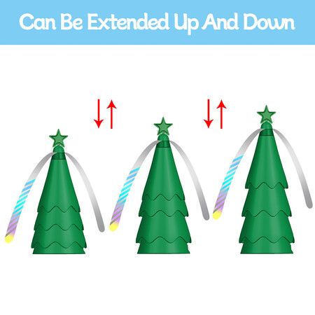 3pcs Insect repelling Christmas tree  Fly Fan Retractable Indoor  Outdoor