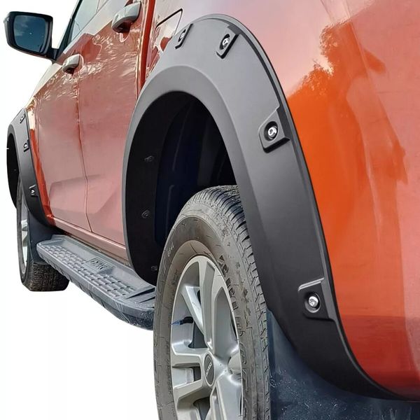 Pocket style Fender Flares Wheel Arch  Fits Isuzu D-MAX DMAX 2011 - 2018 Black Textured