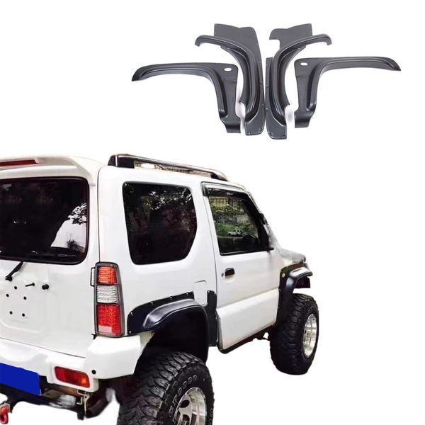 Fender Flares Kit Set For Suzuki Jimny 2007-2018 Wheel Arch Cover Black ABS