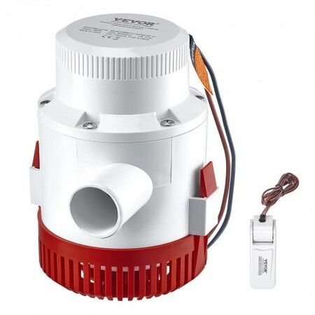 Bilge Pump 3000GPH Automatic Submersible Boat Bilge Water Pump with Float Switch 40 mm Outlet Diameter Small Boat Bilge Pump Marine Electric Bilge Pump