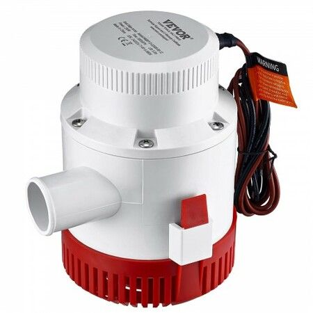 Bilge Pump 3000GPH Automatic Submersible Boat Bilge Water Pump with Float Switch 40 mm Outlet Diameter Small Boat Bilge Pump Marine Electric Bilge Pump