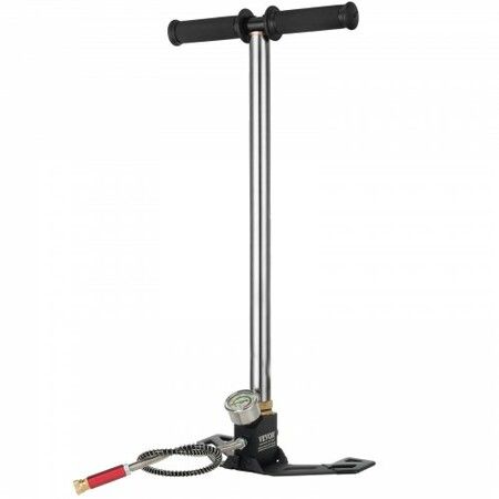 High Pressure Hand Pump 3 Stage up to 4500 psi PCP Pump Safe and Convenient Airgun PCP Pump High Pressure Hand Pump for High Pressure Tires