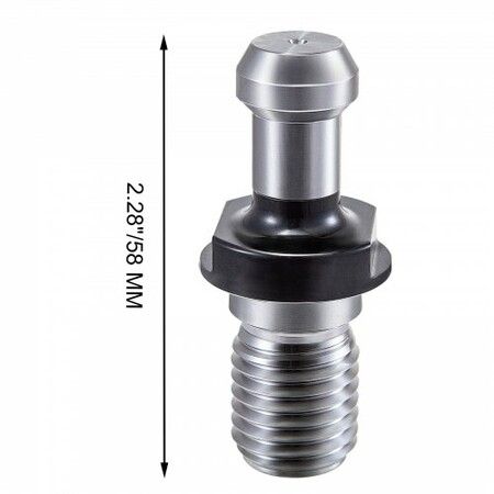 Pull Stud 11pcs Rigid Retention Knobs CAT 40 45 Degree Knob with Stud 2.28"Retention Tool Made of 20CrMnTi for HAAS CNC Tool Holder Mitsubishi Toshiba