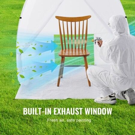 Spray Paint Shelter Portable Spray Paint Tent Booth 5 x 5 x 5.8ft in Pop Up