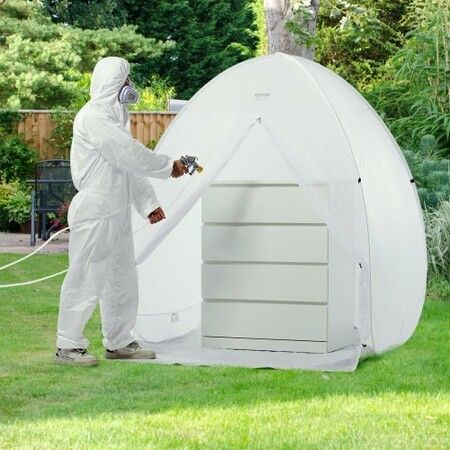 Spray Paint Shelter Portable Spray Paint Tent Booth 5 x 5 x 5.8ft in Pop Up