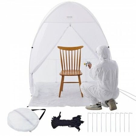 Spray Paint Shelter Portable Spray Paint Tent Booth 5 x 5 x 5.8ft in Pop Up