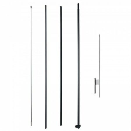 Feather Flag Pole Kit Swooper Flag Pole Set 16.3 ft with A Ground Stake