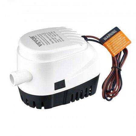 Bilge Pump 1100GPH Automatic Submersible Boat Bilge Water Pump with Float Switch 29 mm Outlet Diameter Small Boat Bilge Pump Marine Electric Bilge Pump