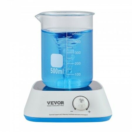 Magnetic Stirrer 0-2000 RPM Stir Plate with Adjustable Speed Knob 3000mL Plate Stirrer Kit Stir Bar Included